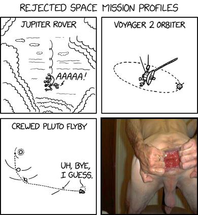 Rejected Space Mission Profiles